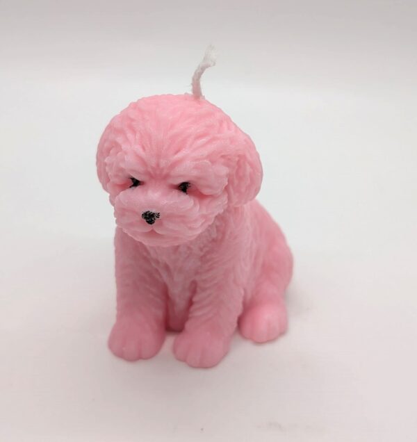 Teddy dog candle- Scented- Gift idea- Decoration- Non toxic - Image 2