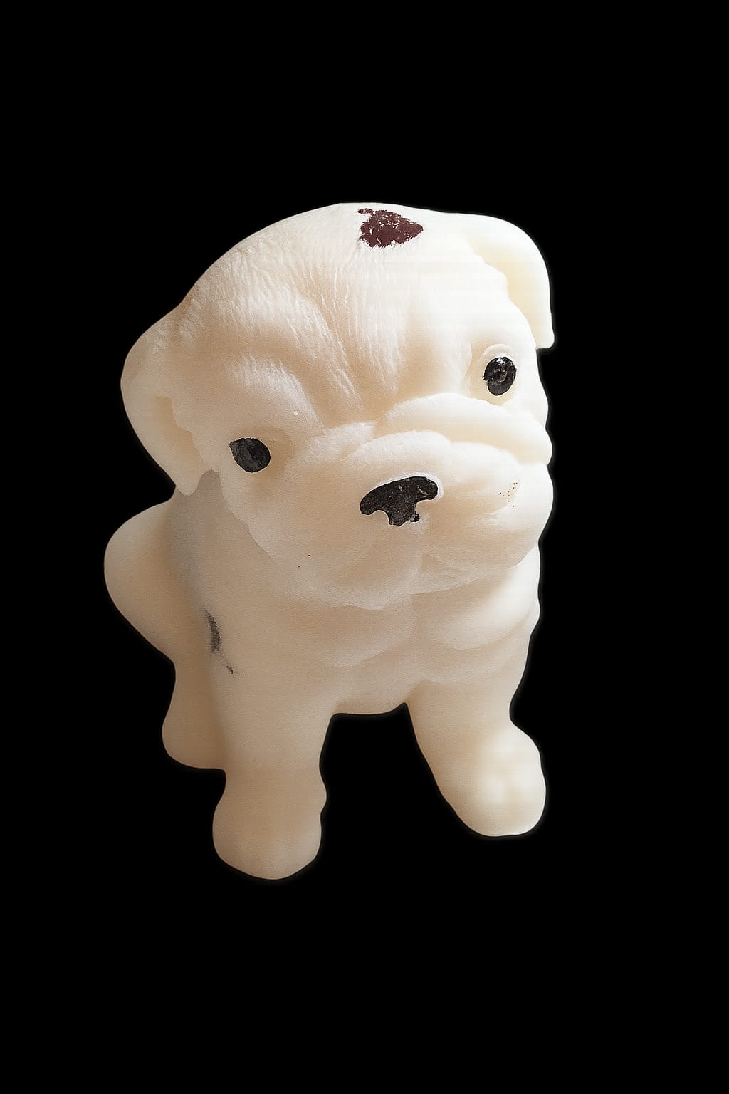 English bulldog candle- scented- 10cm- customized - Image 2
