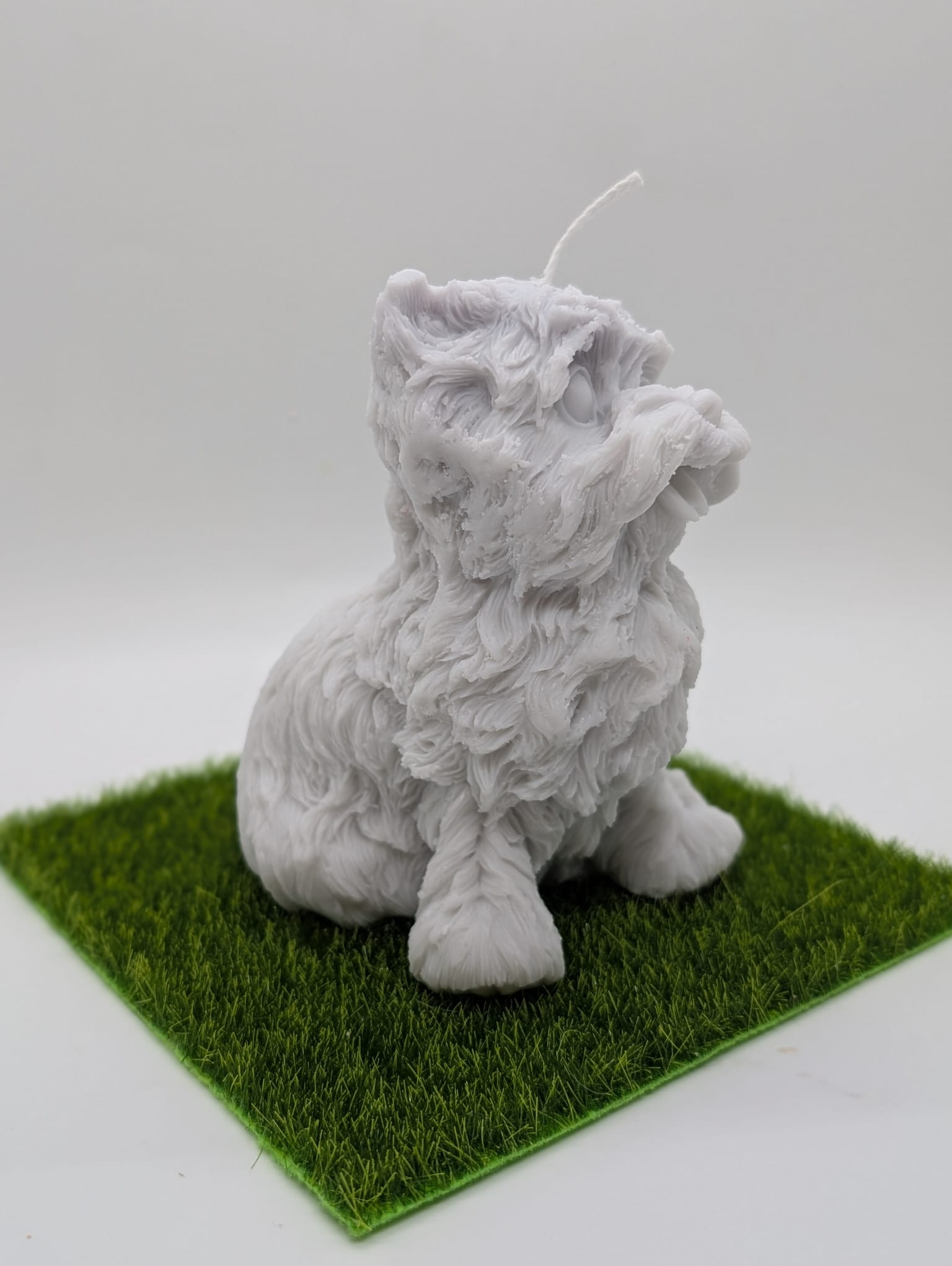 Yorkshire terrier dog candle- Scented- Customized - Image 5