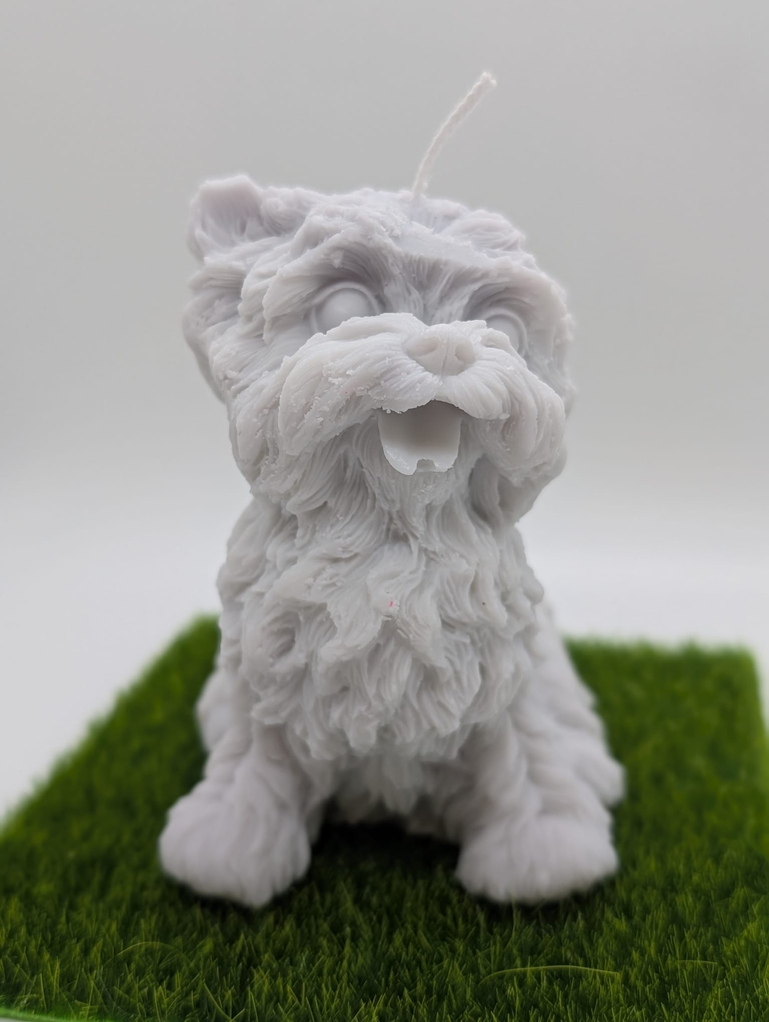 Yorkshire terrier dog candle- Scented- Customized - Image 3