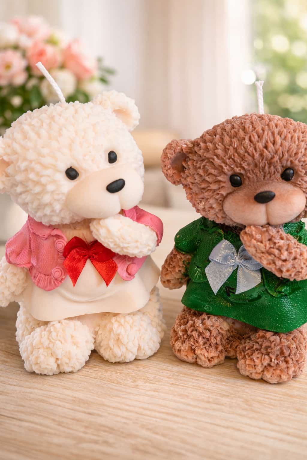 Large teddy bear candle - Image 2