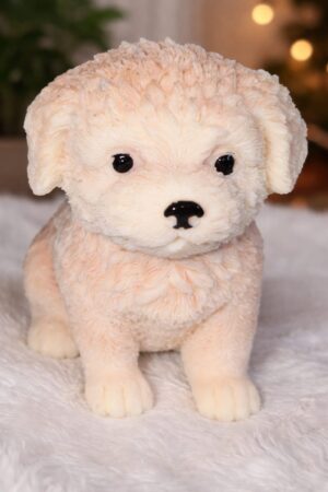 Labradoodle candle dog